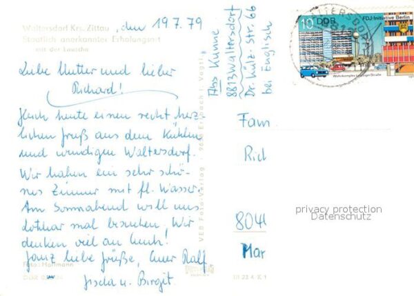 Waltersdorf Zittau Teilansicht mit der Lausche – Bild 2