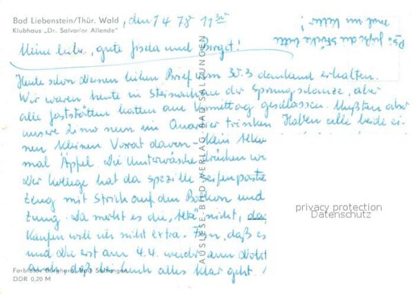 Bad Liebenstein Klubhaus Dr Salvador Allende – Bild 2