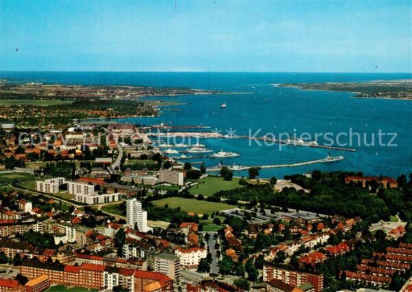 Wik Blick über Kieler Förde Fliegeraufnahme