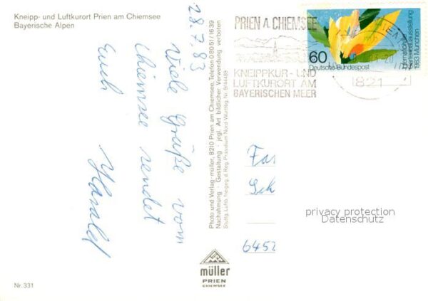 Prien Chiemsee Kneipp und Luftkurort Bayerische Alpen – Bild 2