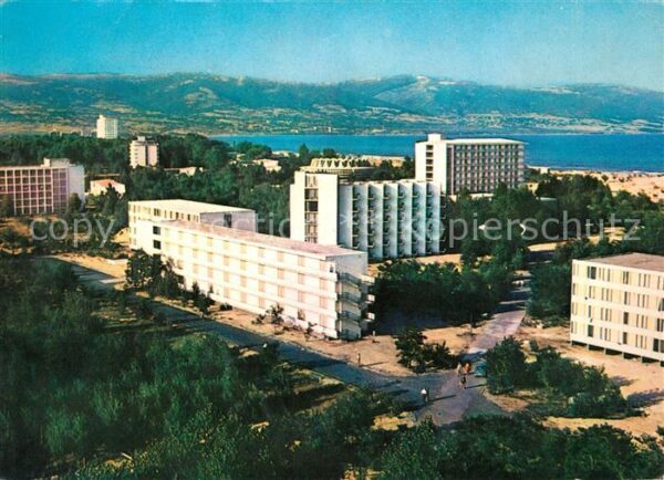 Nessebar Nessebyr Nessebre Sonnenküste Hotels Fliegeraufnahme