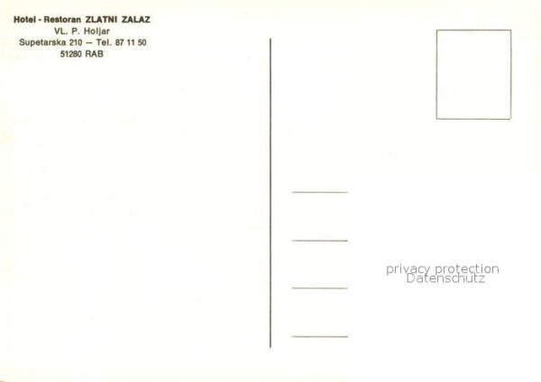 Rab Croatia Hotel Restaurant Zlatni Zalaz – Bild 2