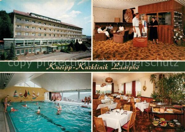 Bad Laasphe Kneipp Kurklinik Empfang Restaurant Hal