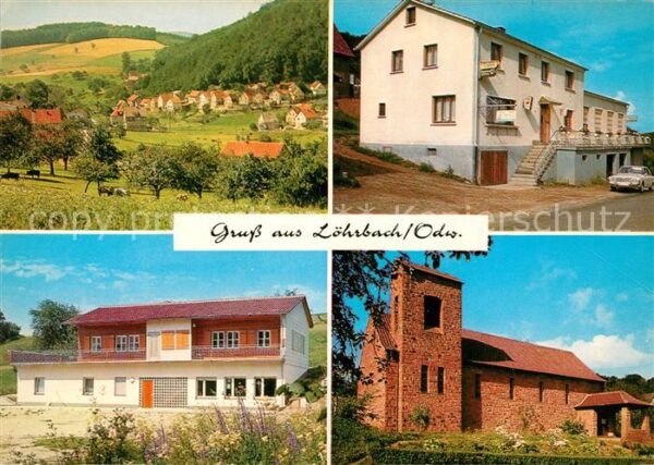 Loehrbach Landschaftspanorama Gasthaus Pension Zu