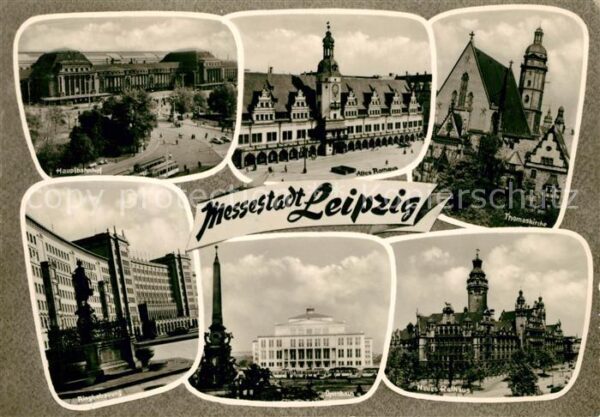 Leipzig Hauptbahnhof Altes Rathaus Thomaskirche