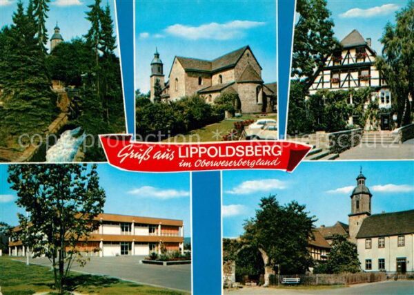 Lippoldsberg Klosterkirche Fachwerkhaus Schule