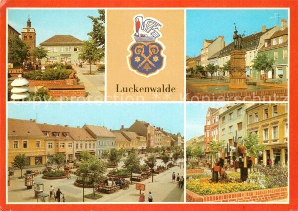 Luckenwalde Boulevard Ernst Thälmann Strasse Denkma