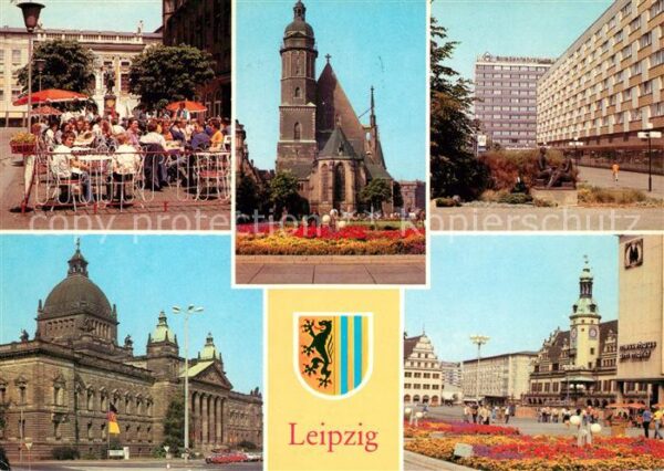 Leipzig Naschmarkt Alte Handelsbörse Thomaskirc