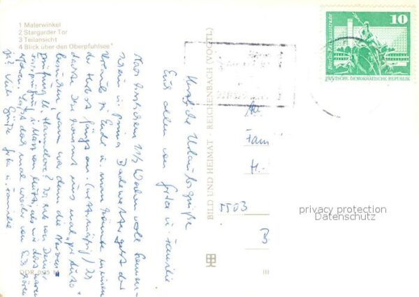 Lychen Malerwinkel Stargarder Tor Teilansicht – Bild 2