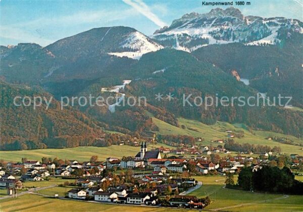 Aschau Chiemgau mit Kampenwand Chiemgauer Alpen Flieger