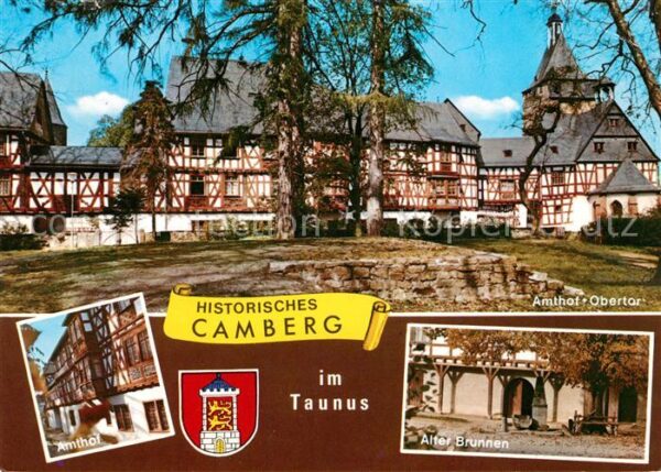 Camberg Bad Amthof Obertor Fachwerkhäuser Alter Bru