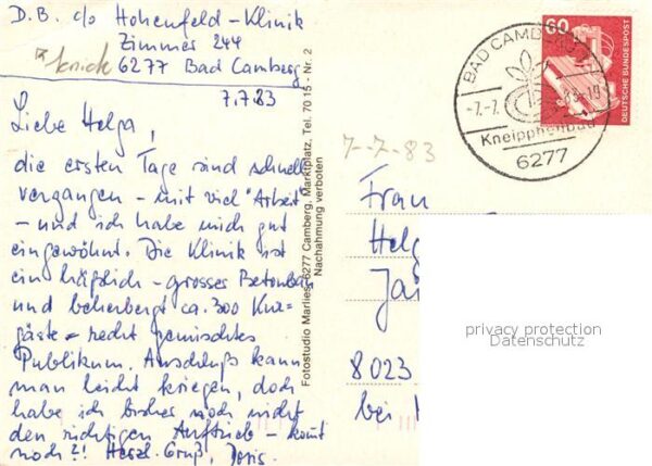 Camberg Bad Amthof Obertor Fachwerkhäuser Alter Bru – Bild 2