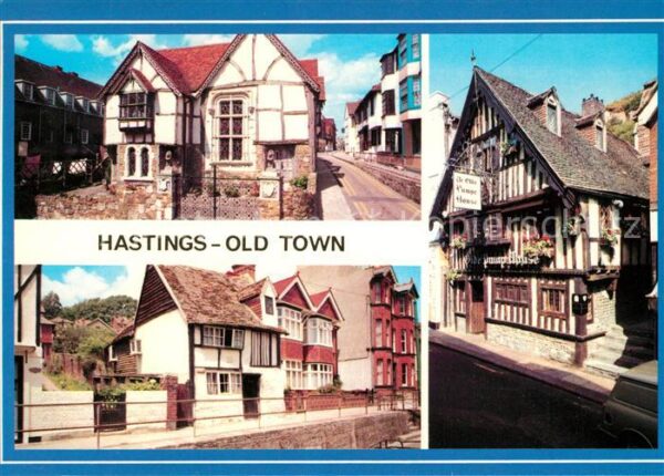 Hastings East Sussex Old Town Pulpit Gate Dickens Cottage Ye