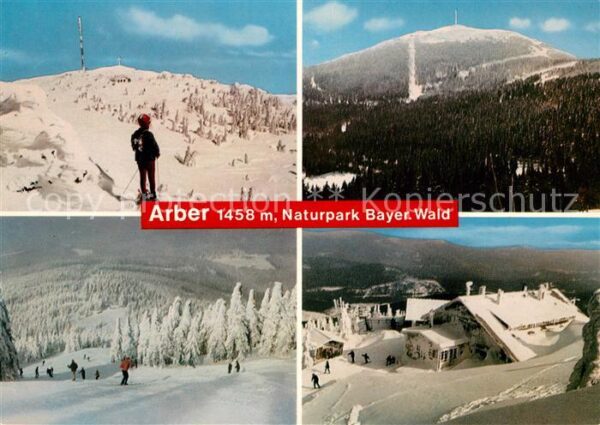 Bayerisch Eisenstein Winterpanorama Arber Naturpark Bayerisc