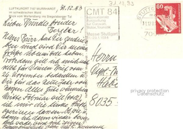 Murrhardt Blick vom Waltersberg ins Siegelsberger – Bild 2