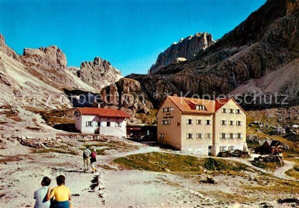 Vajolethuette Berghütte Fassa Dolomiten