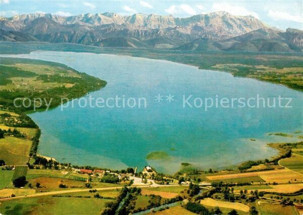Ammersee Blick auf Karwendel und Wetterstein Hoc