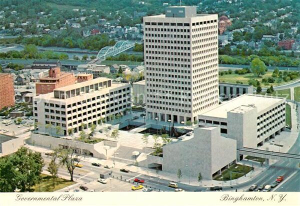 Binghamton Governmental Plaza Skyscraper aerial vi