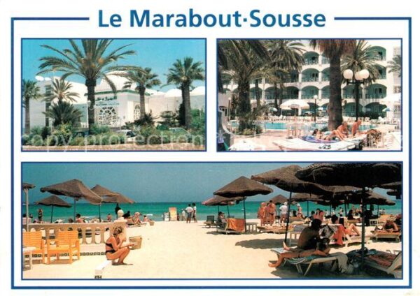 SOUSSE  Tunesie Hotel Le Marabout Plage Piscine