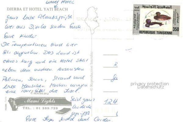 Djerba Hotel Yati Beach Swimming Pool Abendson – Bild 2