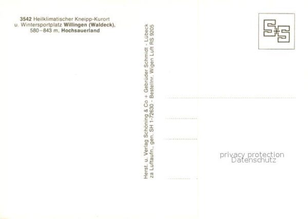 Willingen Sauerland Heilklimatischer Kneipp Kurort Fliegera – Bild 2
