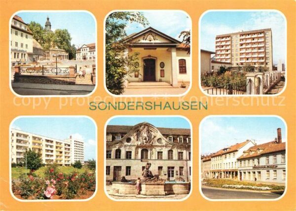 Sondershausen Thueringen Platz der DSF Haus der Kunst Appartemen