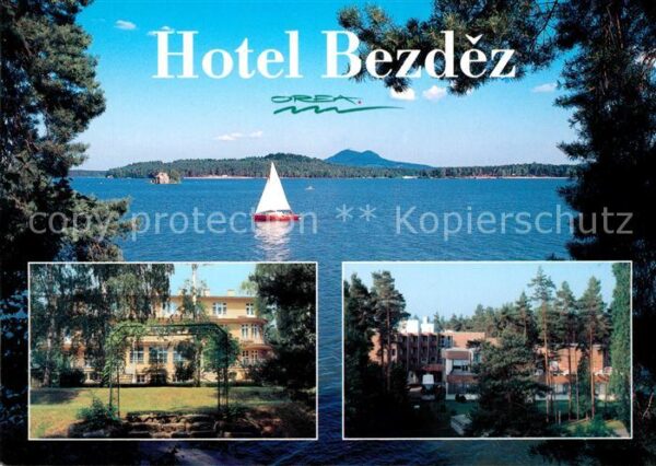 Stare Splavy Thammuehl Hotel Bezdez am See Segelboot