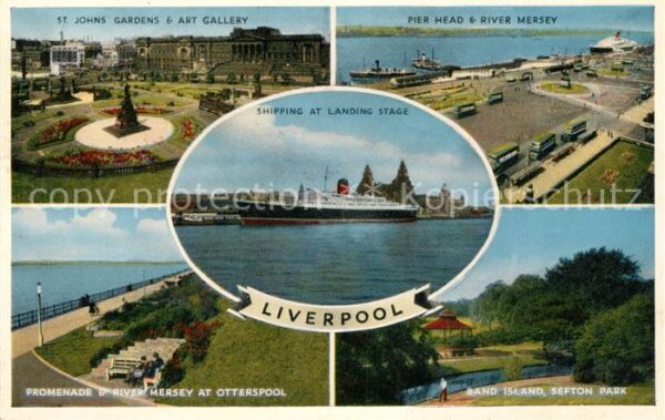Liverpool St Johns Gardens Art Gallery Pier Head