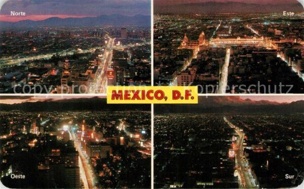 Mexico City Vista completa desde la Torre Latinoame