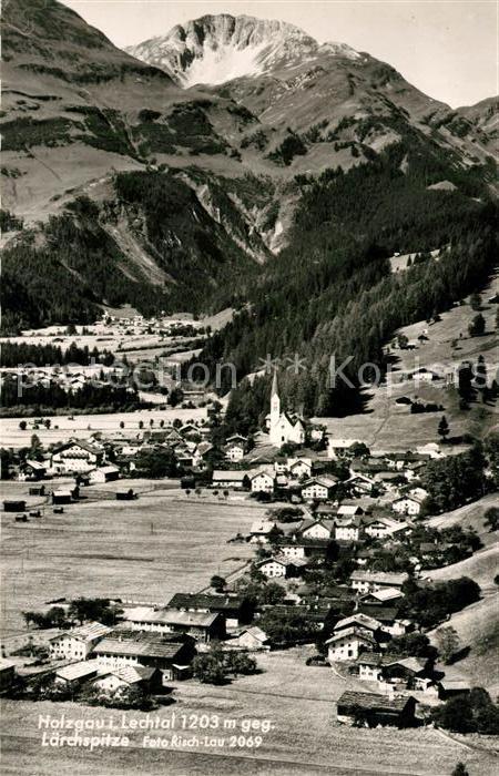 Holzgau Panorama Lechtal gegen Lärchspitze Flie