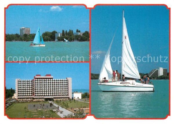 Siofok Hotel am Plattensee Segelboot