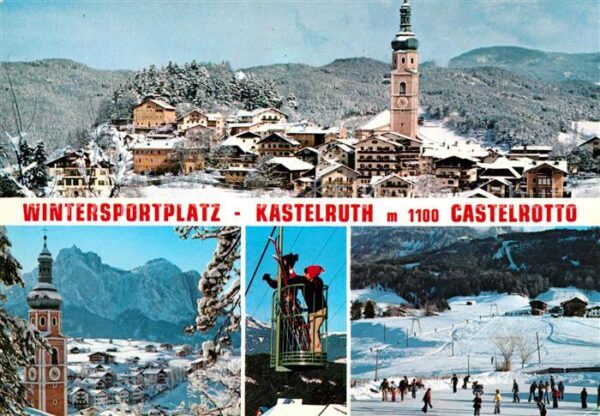 Kastelruth Suedtirol Wintersportplatz Schlerngebiet Dolomten