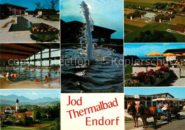Bad Endorf Jod Thermalbad Hallenbad Fontäne Ponyku