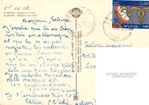 Bougie Bejaia Algeria et Tichi Strand Denkmal – Bild 2