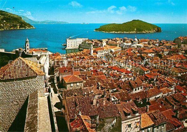 Dubrovnik Ragusa Panorama Altstadt Küste Insel