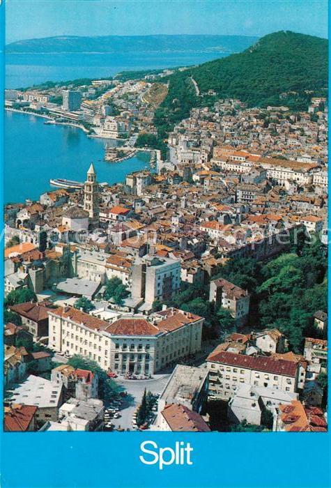 Split Spalato Fliegeraufnahme