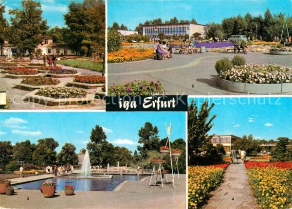 Erfurt Rosengarten Festplatz Wasserachse Zentr