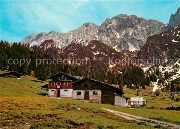 Kufstein Tirol Kaindlhütte am Steinberg gegen Scheffau