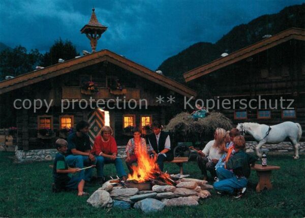 Sankt Johann Pongau Hotel Lerch Bauernhof Lagerfeuer Ponys