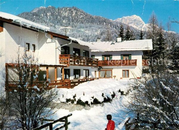 Berchtesgaden Gästehaus Weiherbach Winterpanorama Alp