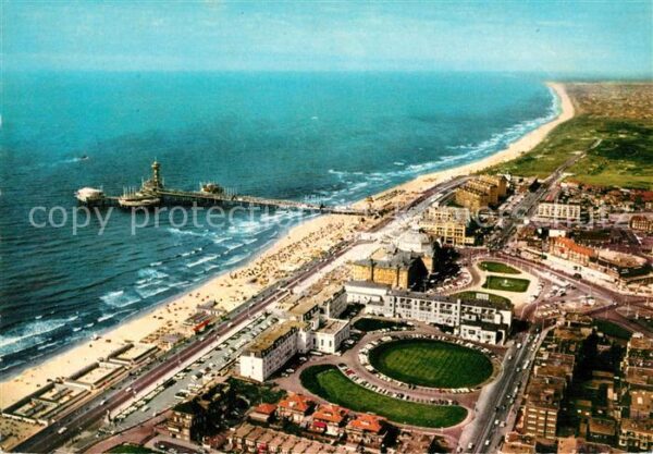 Scheveningen Boulevard en Zee Strand Seebrücke Flieg