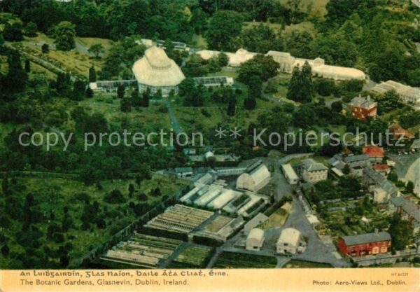 Glasnevin Botanic Gardens aerial view
