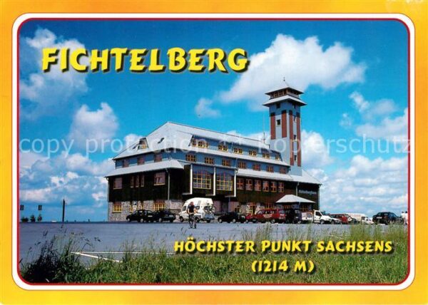 Oberwiesenthal Erzgebirge Fichtelberghaus Höchster Punkt Sachsens