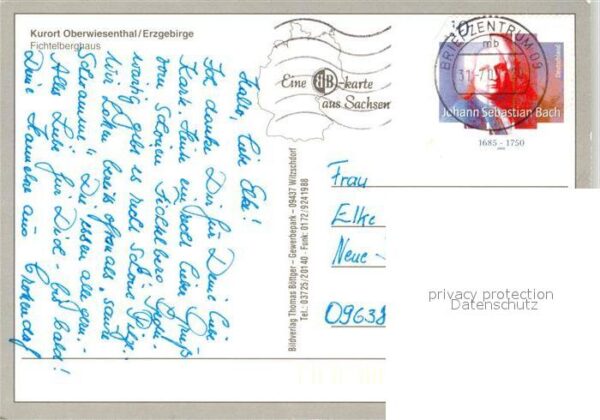 Oberwiesenthal Erzgebirge Fichtelberghaus Höchster Punkt Sachsens – Bild 2