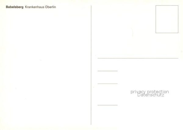 Babelsberg Krankenhaus Oberlin – Bild 2