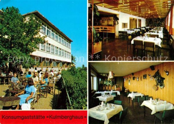 Saalfeld Saale Konsumgaststätte Kulmberghaus Gnomenbar