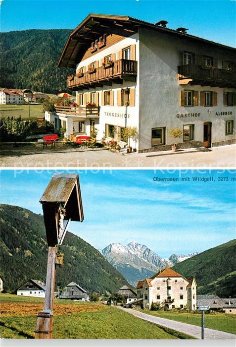 Oberrasen Wegekreuz Blick zum Wildgall Gasthof Al