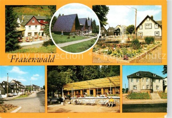Frauenwald Thueringen Waldpension Fraubachmühle Rennsteg Wand