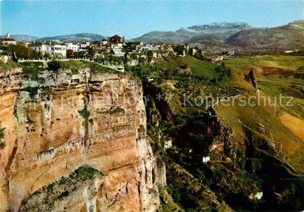 Ronda Andalucia Asa de la Caldera vista aerea