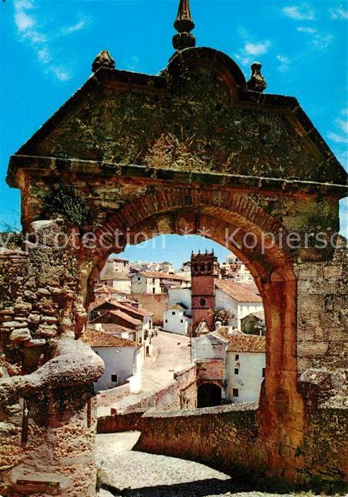 Ronda Andalucia Arco Romano y sillon del Rey Moro
